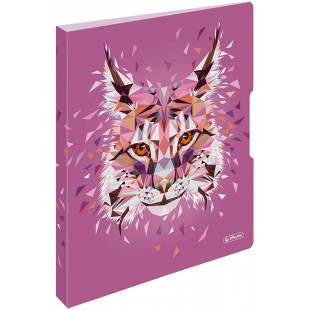 50027262 Cahier flex avec couverture amovible A4 2 x 40 feuilles Motif : Animaux sauvages Loup 1 piece Ringbuch Luch