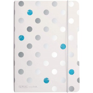 50027439 Carnet de notes souple avec couverture amovible Format A5 40 pages a pois Motif Frozen Glam