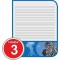 3320306 Cahier, DIN A5, lineature 9/ligne
