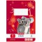 Cahier scolaire A5 lineature 7 avec motif, 16 feuilles