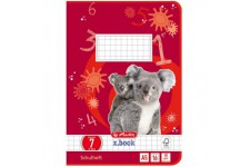 Cahier scolaire A5 lineature 7 avec motif, 16 feuilles