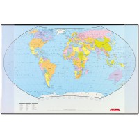5552203 Sous-main carte du monde (langue anglaise) 70 x 45 cm (Import Allemagne)