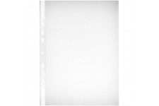 - Pochette perforee , format A4, ouvert en haut, 90 mu transparent, en PP, perforatio