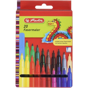 Etui de 20 Stylos feutres Pte 2 mm