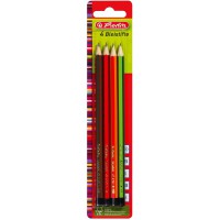 crayons papier, hexagonal, assorti durete H, HB, B et 2B