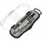 Boite a  compas 5 pieces en paquet suspendu, compas et ressort a  tirer, noir