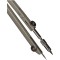 Boite a  compas 5 pieces en paquet suspendu, compas et ressort a  tirer, noir