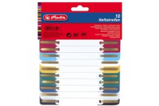 Pack de 10 Relieurs a Lamelle, Couleurs Assorties