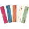 pack de 10 relieurs a lamelle en carton, couleurs assorties