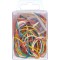 8770000 Boite de 100 Bracelets elastique anneau en caoutchouc diametre 20 a  70 mm Couleurs Assorties