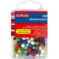 8770356 epingles de signalisation avec tete 17 x 6 mm, boite de 100