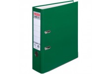 9942673- maX.file protect Classeur a  levier A4 Dos 8 cm Revetement plastique PP/interieur en papier gris Vert Lot de 5 (Import 