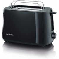 SEVERIN Grille-pain automatique 700 W, Toaster compact jusqu'a  2 tranches, Grille-pain electrique avec reglage du degre de brun