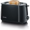 SEVERIN Grille-pain automatique 700 W, Toaster compact jusqu'a  2 tranches, Grille-pain electrique avec reglage du degre de brun