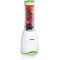 SEVERIN Smoothie Mix & Go, 600 ml, env. 300 W, Inclus : 2 Recipients a  Boisson avec Couvercle, SM 3735, Blanc/Vert 