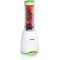 SEVERIN Smoothie Mix & Go, 600 ml, env. 300 W, Inclus : 2 Recipients a  Boisson avec Couvercle, SM 3735, Blanc/Vert 