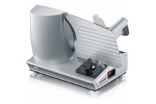 SEVERIN Trancheuse universelle 180 W, Trancheuse electrique pour decoupe fine comme epaisse, Trancheuse a  jambon, pain, fromage