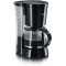 SEVERIN Cafetiere Filtre, 800W, 1,4L, Jusqu'a  10 tasses, Systeme anti-goutte, Porte-filtre amovible, Plaque chauffante,Noir,KA 