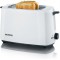 SEVERIN Grille-pain automatique 700 W, Toaster compact jusqu'a  2 tranches, Grille-pain electrique avec reglage du degre de brun