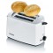 SEVERIN Grille-pain automatique 700 W, Toaster compact jusqu'a  2 tranches, Grille-pain electrique avec reglage du degre de brun