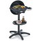 SEVERIN Barbecue sur Pieds avec Couvercle et Tablette, 2 000 W, Grande Surface de Cuisson, Cable d'alimentation XXL, Noir, PG 85