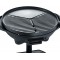 SEVERIN Barbecue sur Pieds avec Couvercle et Tablette, 2 000 W, Grande Surface de Cuisson, Cable d'alimentation XXL, Noir, PG 85