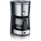 SEVERIN KA 4825 cafetiere Electrique, 1000 W, Edelstahl-geburstet-Schwarz