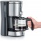 SEVERIN KA 4825 cafetiere Electrique, 1000 W, Edelstahl-geburstet-Schwarz