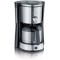 SEVERIN Cafetiere Filtre "TypeSwitch", 1 000W, 1L, Juqu'a  8 tasses, Selecteur d'arome, Verseuse isotherme, Inox/Noir, KA 4845