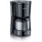 SEVERIN Cafetiere Filtre "Type", 1 000W, 1L, Jusqu'a  8 tasses, Verseuse inox isotherme, Porte-filtre amovible, Noir, KA 4835