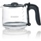 SEVERIN Verseuse en verre, 1,4 L, Compatible avec cafetieres filtre Severin Gamme "Type" et "TypeSwitch", Noir/Verre, GK 5501
