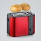 SEVERIN Grille-pain automatique 800 W, Toaster compact 2 fentes jusqu'a  2 tranches, Grille-pain electrique avec reglage du degr