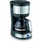 SEVERIN Cafetiere Filtre, Design Compact, Inox Brosse/Noir, KA 4808