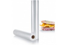 Severin Ensemble de 2 Rouleaux de Film Plastique Transparent pour Mise sous Vide 30 X 60 Cm, ZB 3617