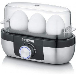 Severin Italia EK 3163 controle du Temps de Cuisson. Compact, Pratique et de Haute Valeur. Le cuiseur a  oeufs pour Les Petites 