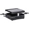 SEVERIN Raclette Gril 4 pers., Compacte, Plaque Anti-adhesive 21 X 21 cm, Inclus 4 Poelons, Revetement Anti-adhesif, Noir, RG 23