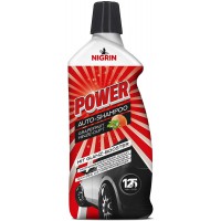 Power Shampoing pour voiture - elimine les saletes tenaces - Parfum pamplemousse et menthe - Booster de brillance - 1 litre