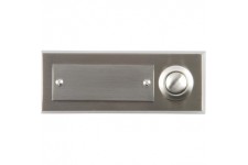 41104 Bouton de sonnette simple en inox pour montage apparent