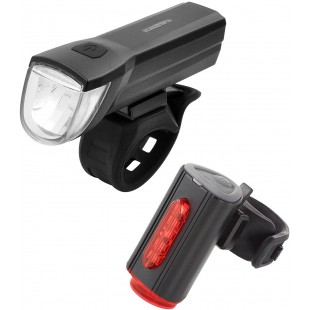 Kit d'eclairage LED avec eclairage au Sol 360° pour Plus de visibilite et de Protection, Batteries Rechargeables avec USB