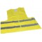 uniTEC Gilet de securite Polyester DIN en 471 Jaune