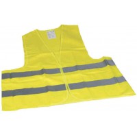 uniTEC Gilet de securite Polyester DIN en 471 Jaune