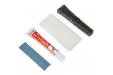 Set de reparation pour acrylique et plexiglas 73914 RepairTec : 1 x pate de plastique a  polir en tube de 25 g, 1 x papier ingra