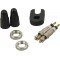 Pecheurs Adultes Kit Valve Sclaverand avec Outils 7 pieces, Noir, One Size
