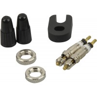 Pecheurs Adultes Kit Valve Sclaverand avec Outils 7 pieces, Noir, One Size