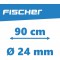 Fahrradschloss/Gliederschloss aƒËœ 24 mm Lange 90cm