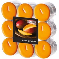 Flavour by Bougie Chauffe-Plat Mango-Papaya Noir