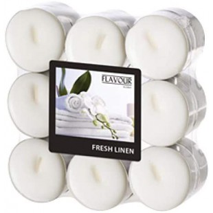 Flavour by Bougie Chauffe-Plat Fresh Linen Noir