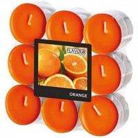 Flavour by Bougie Chauffe-Plat Orange Noir
