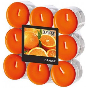Flavour by Bougie Chauffe-Plat Orange Noir