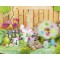 HERMA Happy Easter Stickers papier fete lapin 16x9cm